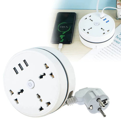 Smart EU Power Strip with USB Ports