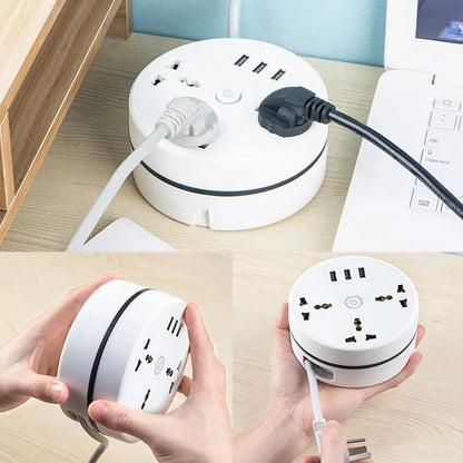 Smart EU Power Strip with USB Ports