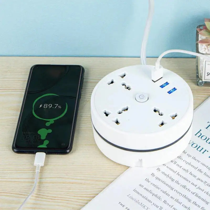 Smart EU Power Strip with USB Ports